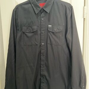 DIXXON Black Casual Button Down Shirt